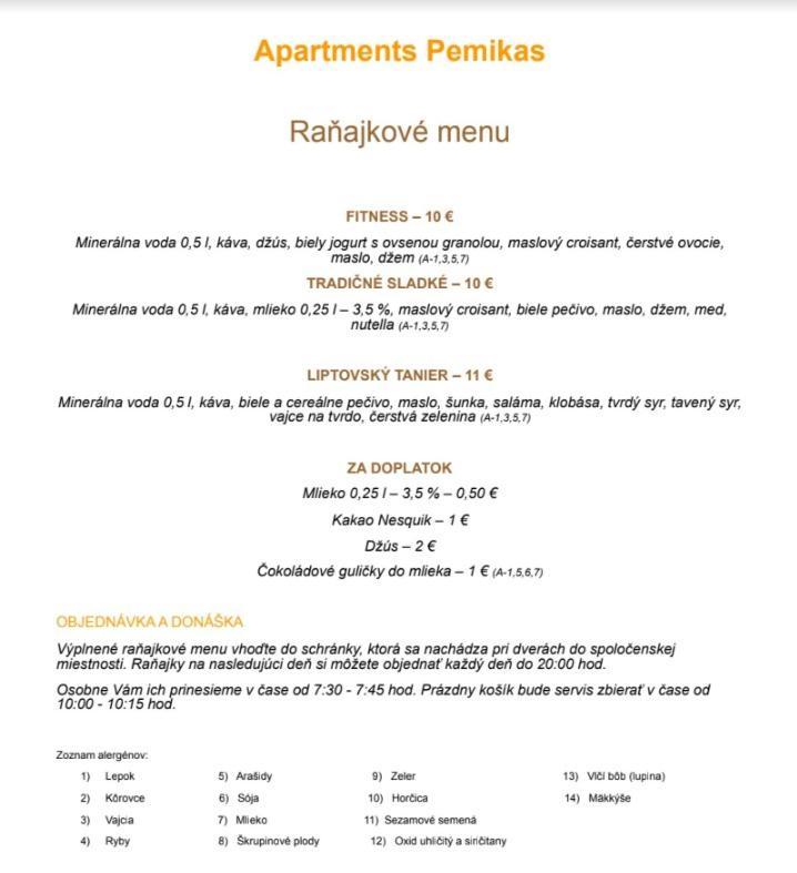 Apartments Pemikas II Liptovský Mikuláš Εξωτερικό φωτογραφία